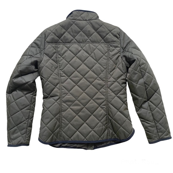 H&M Quilted Jacket Olive Green Size 4 - Picture 5 of 7